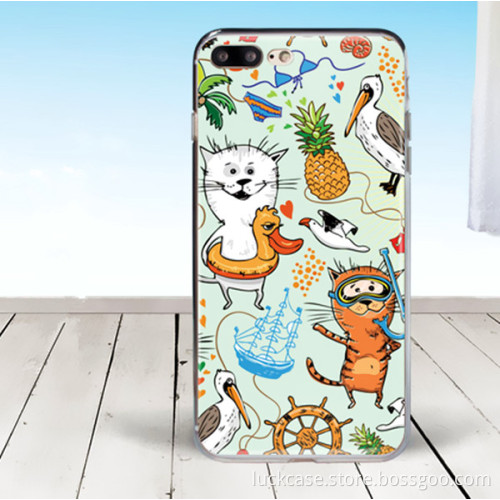 Alibaba wholesales print logo IMD tpu phone case for iphone 7plus